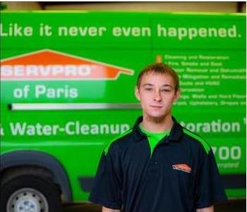 Nicholas Smock, team member at SERVPRO of Durant