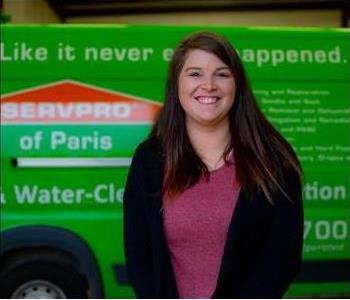 Kaitlyn Frazier, team member at SERVPRO of Durant