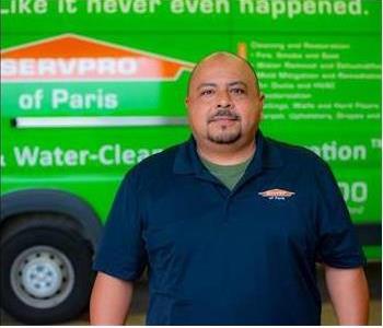 Jose Escobedo, team member at SERVPRO of Durant